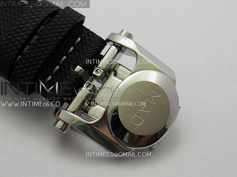 MB&F M.A.D.1.Blue SS K11F 1:1 Best Edition on Black Leather Strap Miyota 821A